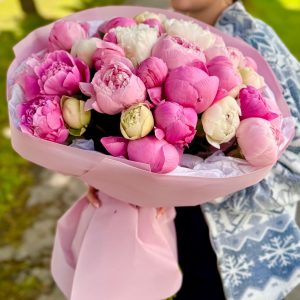 peony, wrapping