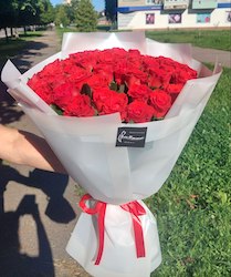 троянда 51 шт (Эль Торо, 50 см), упаковка